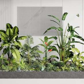 植物堆3D模型下载